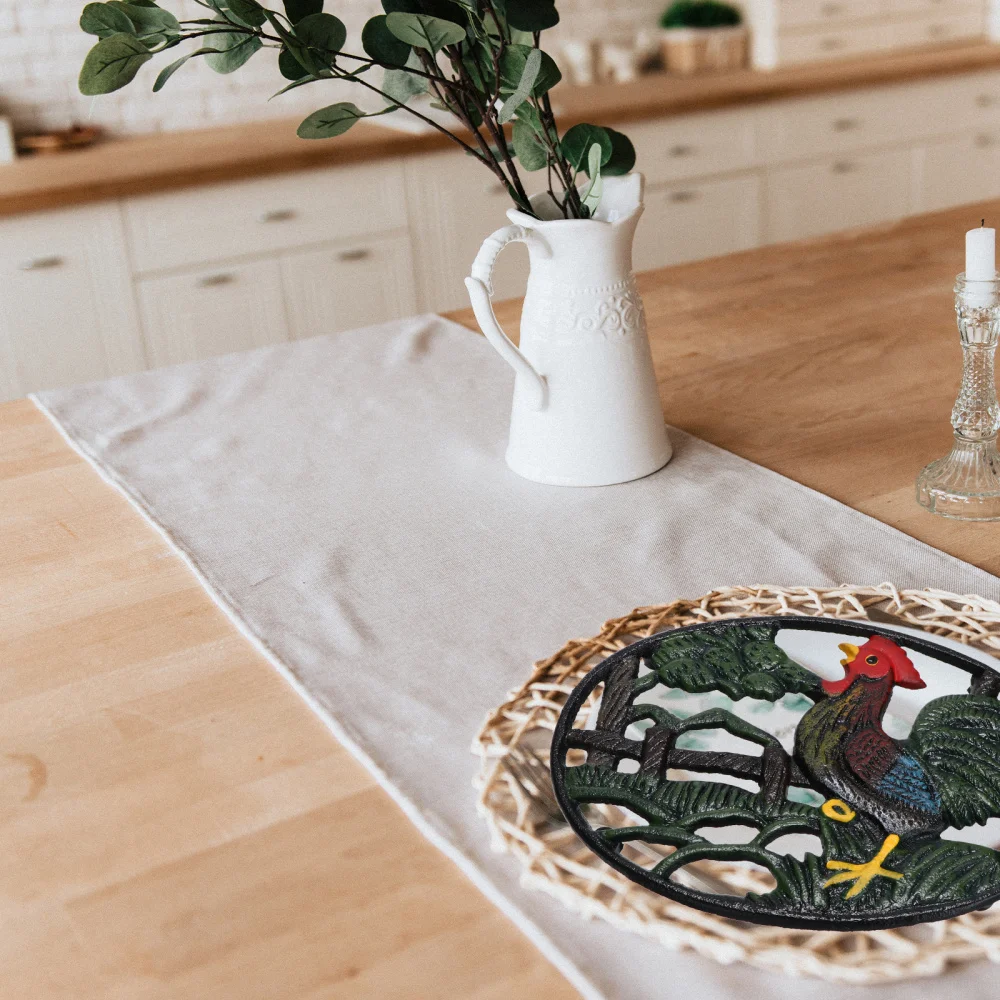 

1pc Iron Cookware Pad Tableware Mat Household Craft Home Decoration for Home