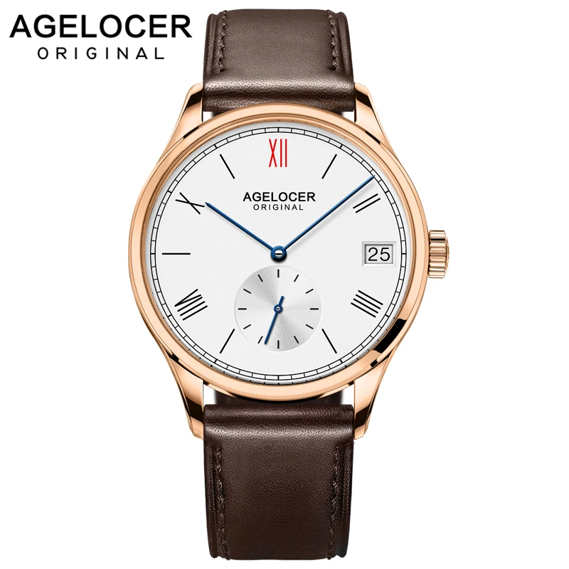 Бренд Agelocer автоматические часы мужские уникальные дизайнерские противоударные