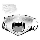 Хлопок смываемая маска Аниме принт маска для лица с изображением рта шапки Pm2.5 ушной крючок Защитная крышка для рта многоразовый фильтр Маска u7
