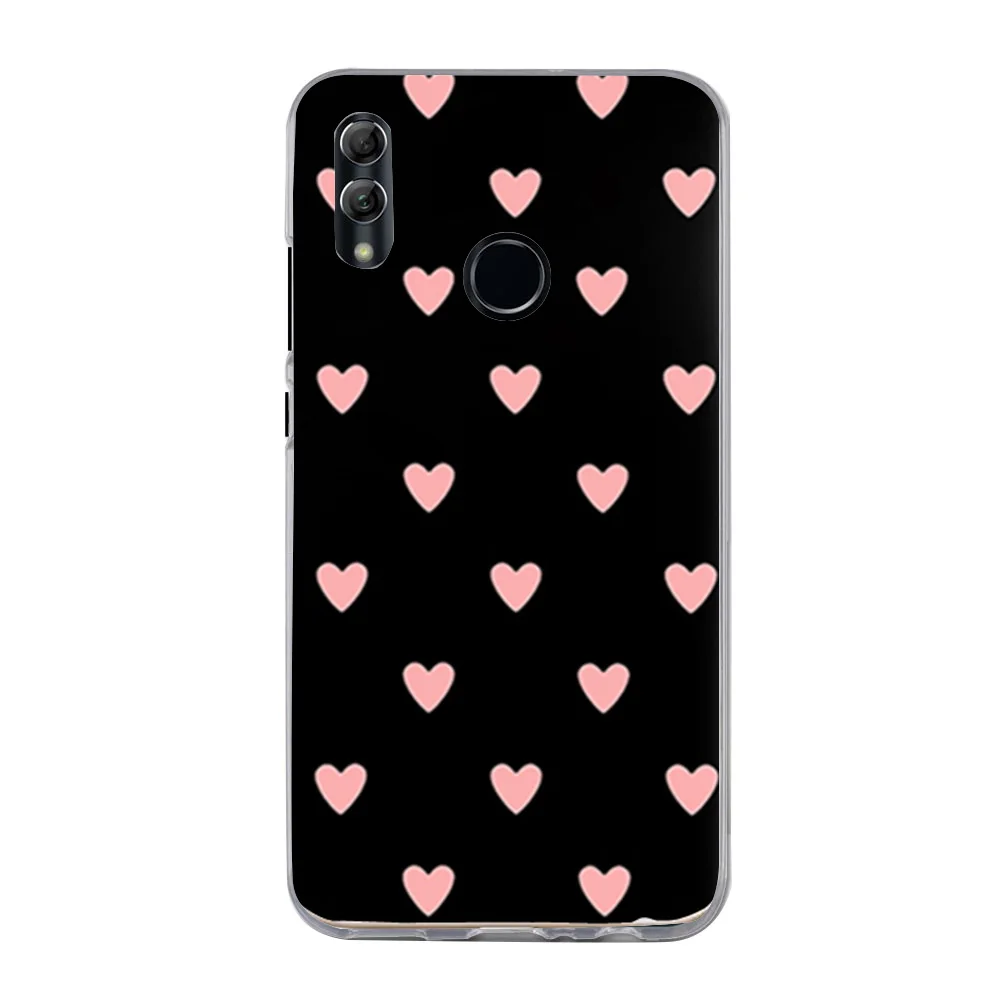 For Huawei Honor 9 P8 P9 P10 P20 Lite 2017 Cover Transparent Case Rose Flower Cases Coque Etui |