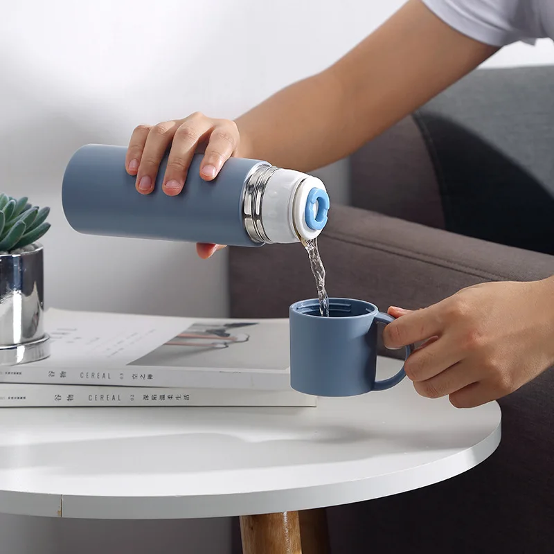 350 мл модный короткий термос бутылка портативная Изолированная чашка для