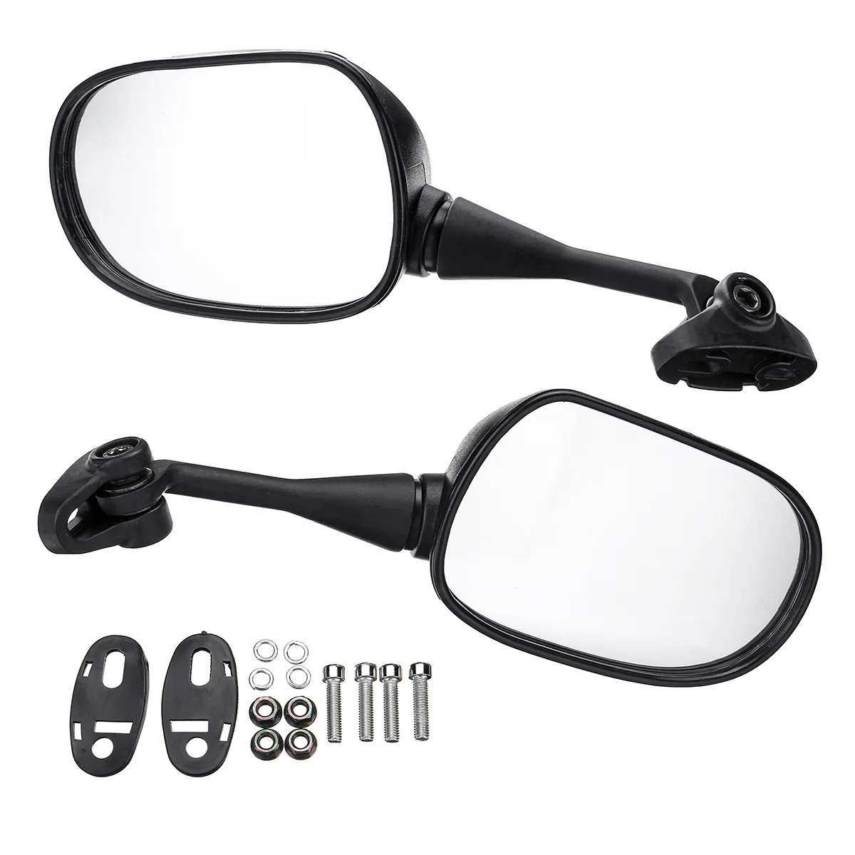 

2X 18mm Motorcycle Rearview Rear View Mirrors Glass Back Side Mirror Right Left For Honda CBR600 CBR600RR CBR1000 CBR1000RR