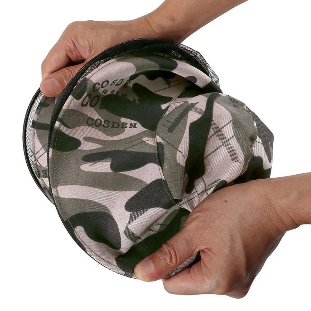 

Anti-bee Mosquito Fishing Leisure Sunscreen Cap Shawl Folding Mesh Beekeeping Big Brim Hat Outdoor Shading Protection Supplies
