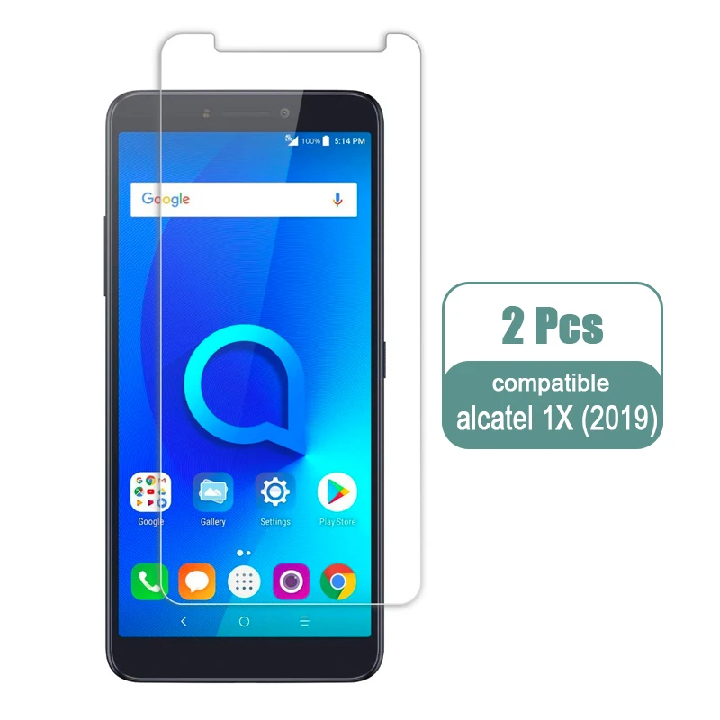 for Alcatel 1x 2019 2 шт. закаленное стекло для Alcatel 3 3x1 S 1X1 V 3L защита экрана 9H закаленное стекло для Alcatel 1X3X3 V 5V стекло - Цвет: for Alcatel 1x 2019