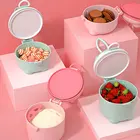 Коробка для хранения молочного порошка, портативная Милая коробка для хранения детских закусок, сладостей, хлопьев, младенцев, контейнер для хранения еды