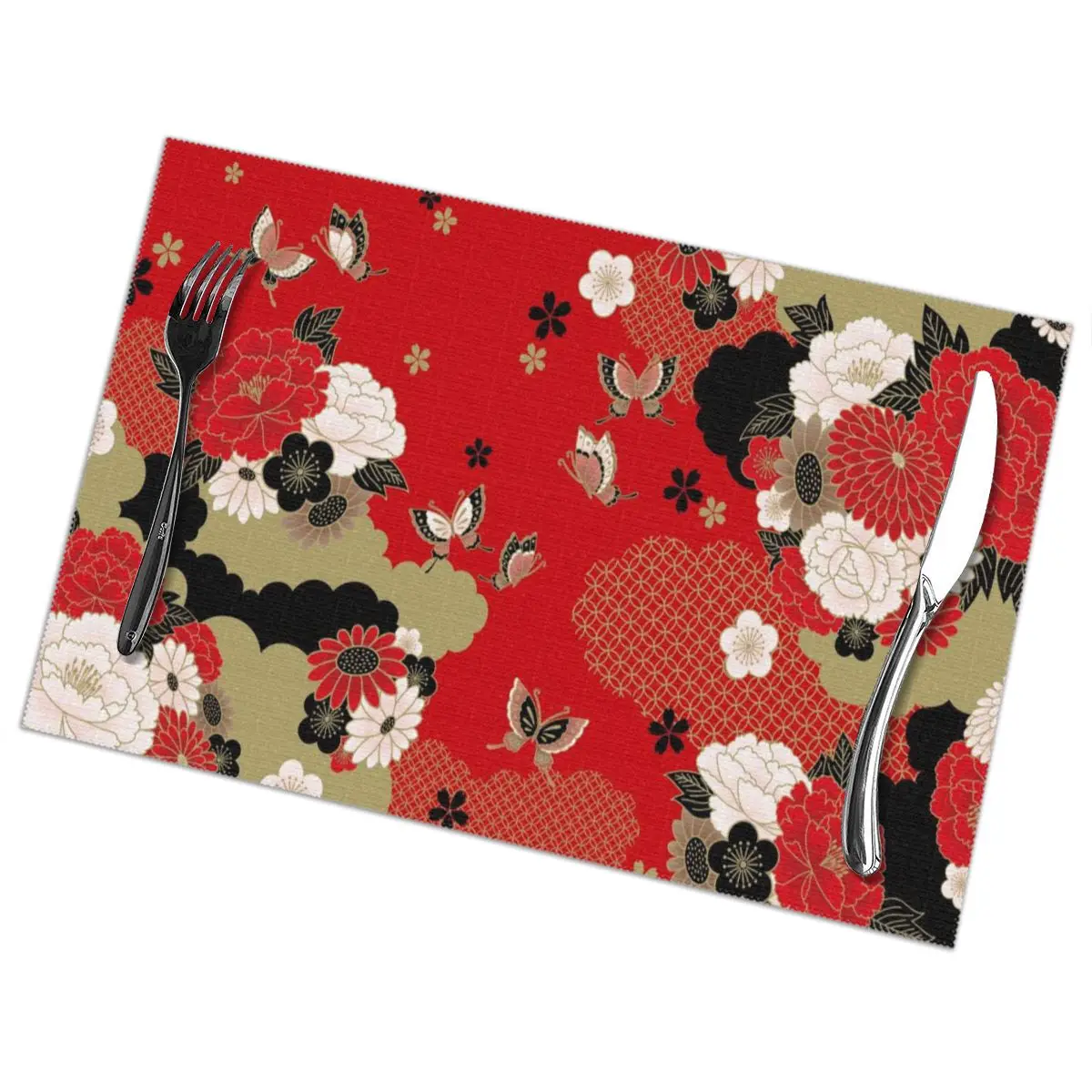 

6 шт., коврики для столовой посуды, с принтом