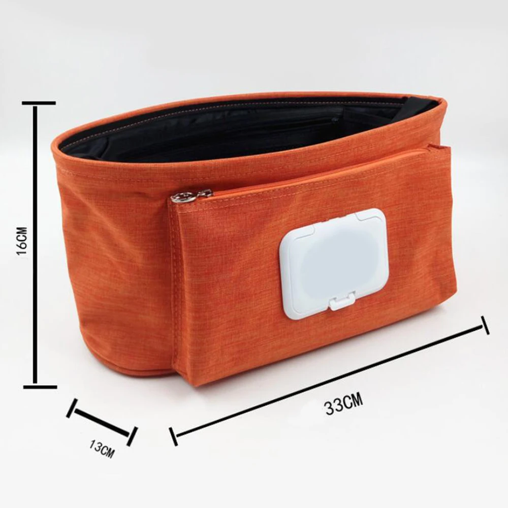 Цветная детская коляска Органайзер сумка Мягкий подгузник водонепроницаемый