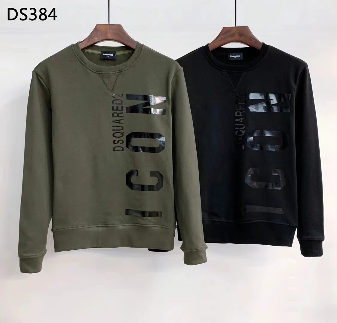 

2021 New Dsquared2 Italian Fashion Brand Men's Premium Printed Casual Sweater DS384