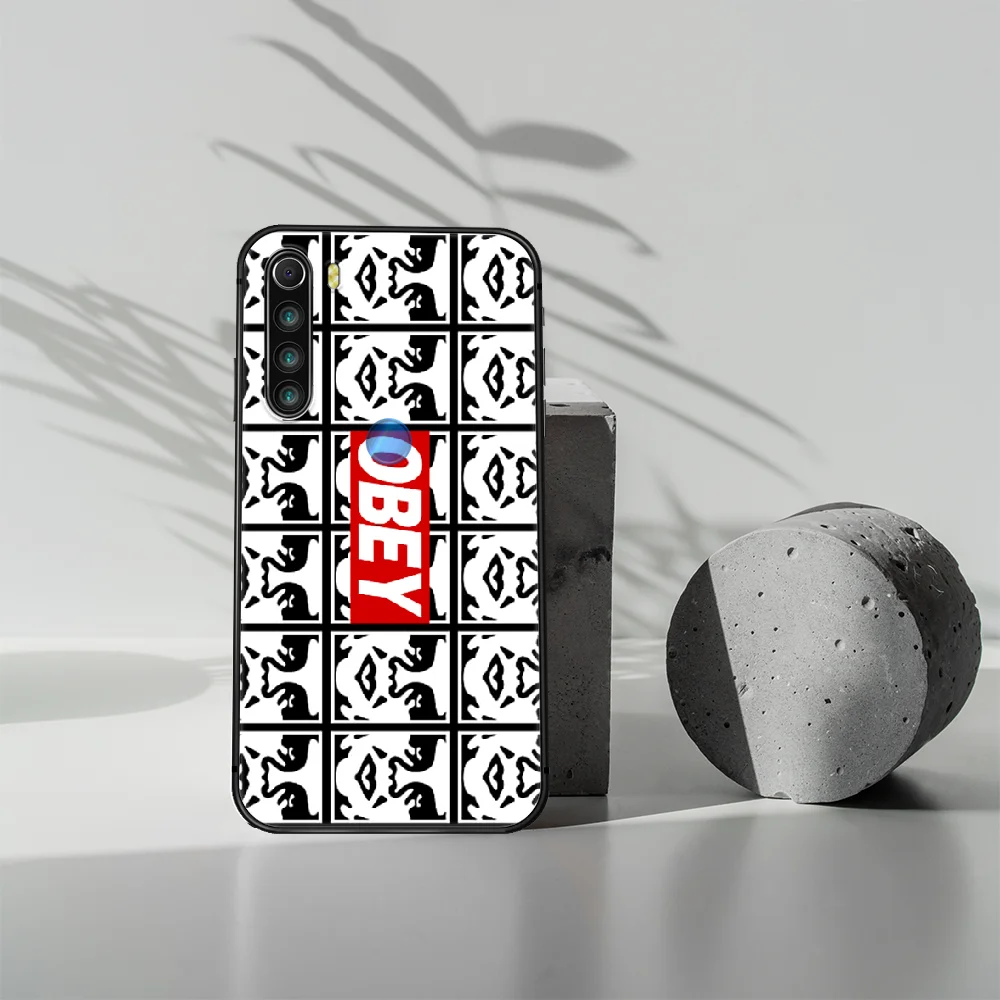 

fashion trend Brand Phone Case Cover Hull For XIAOMI Redmi 7 7a 8 8a 9 9a NOTE 6 7 8 8t 9 9s Pro Max 4X black Prime Soft Cell