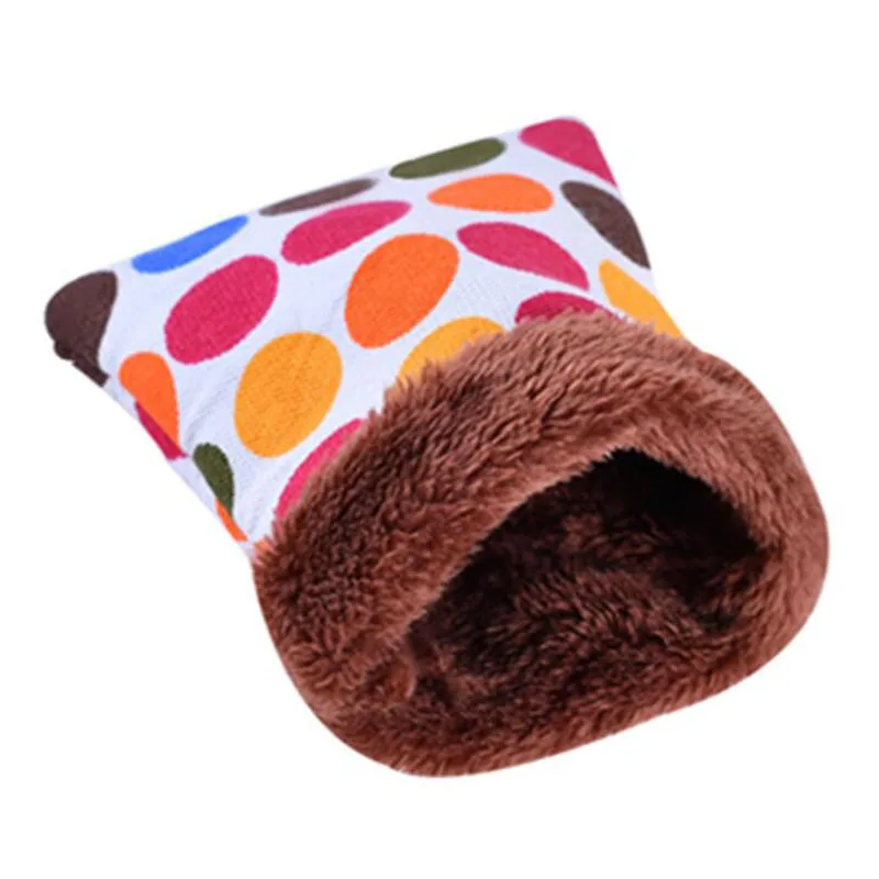 Теплый спальный мешок для маленького питомца тканевый коврик дивана глубокого