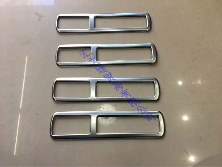 Серебристый Для- Toyota Alphard Vellfire AH30 автомобильные аксессуары ABS задняя крыша Air confialer AC Vent рамка Крышка отделка - Название цвета: Серебристый