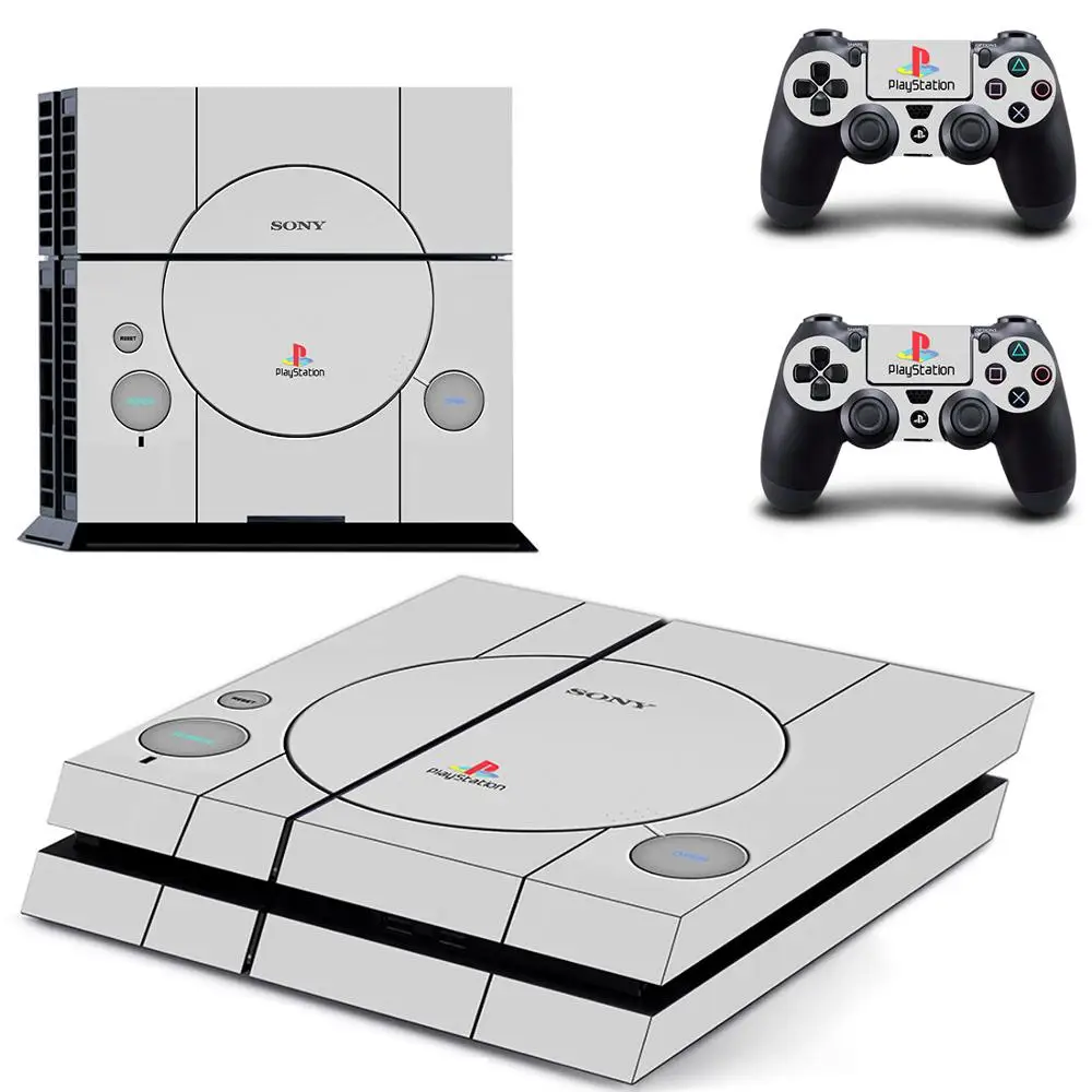 

Стикер PS1 для PS4, игровая станция 4, наклейки для консоли PlayStation 4, PS4, Скины Виниловые