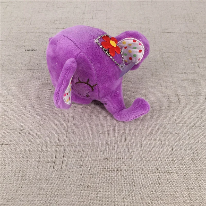 3 цвета цветок слон 13 см плюшевая мягкая игрушка кукла брелок Маленькая подвеска |