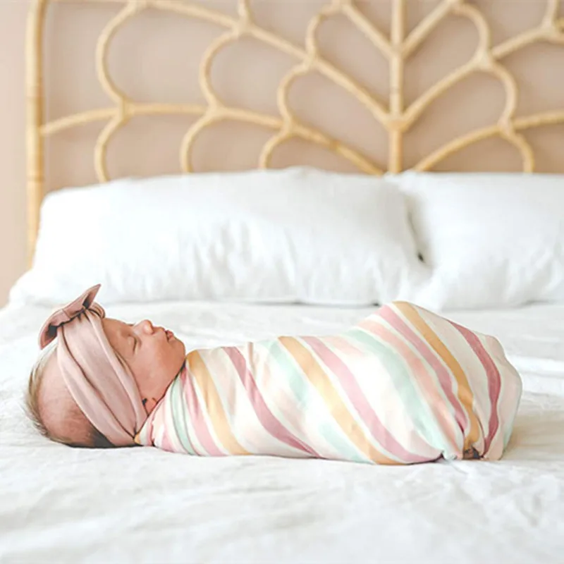 Одеяло для маленьких девочек и мальчиков, кокон, пеленка, муслиновые квадраты, хлопковое защитное одеяло, Комплект детских спальных мешков