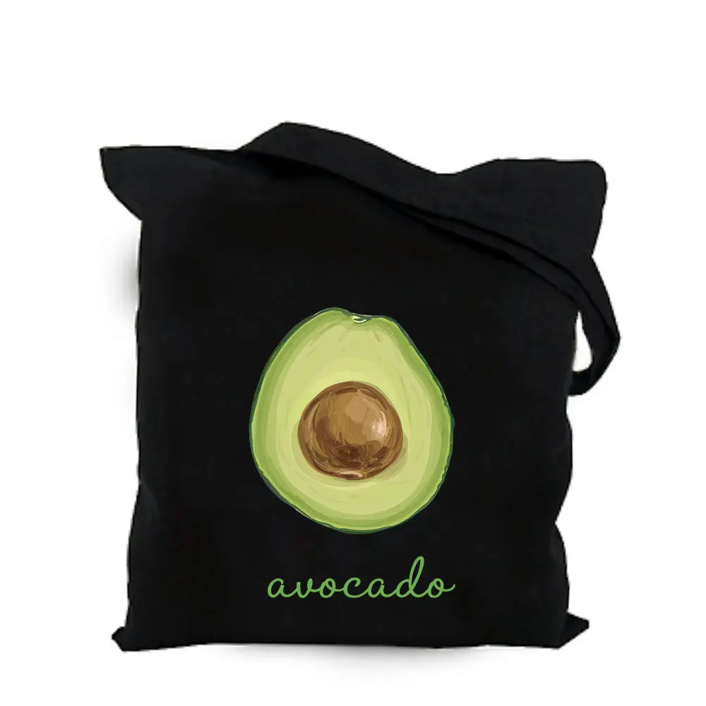 canvas tote bag 05 Новинка! тканевая сумка "авокадо", "Клубника", на заказ, сумка-тоут, под заказ, эко, сделай сам, сумка для покупок с логотипом, с логотипом для девушек и женщин - Цвет: canvas tote bag 05
