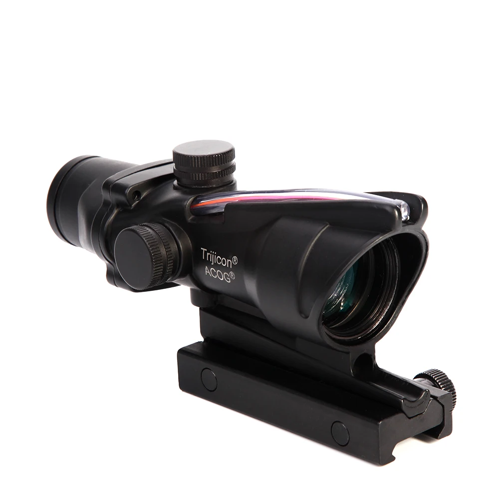 Оптический прицел 4X32 ACOG Тактический Rifscope охотничий стекло травленая сетка