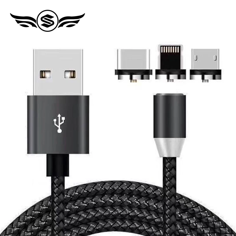 Красивый Магнитный usb-кабель для быстрой зарядки USB type C кабель магнитное зарядное устройство для зарядки данных Micro usb кабель мобильного телефона кабель USB шнур
