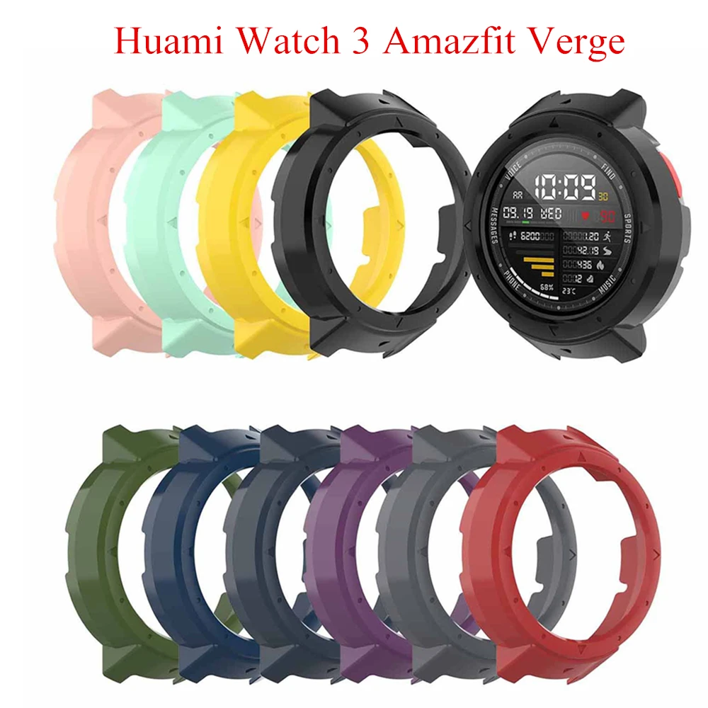 

Protection Case for Huami Watch 3 Amazfit Verge Full Case Cover Hard PC Protection Bumper Replacement Case Watch Accessories