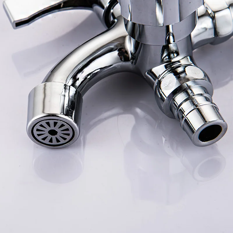 Настенный смеситель для кухни и сада двойного использования из нержавеющей