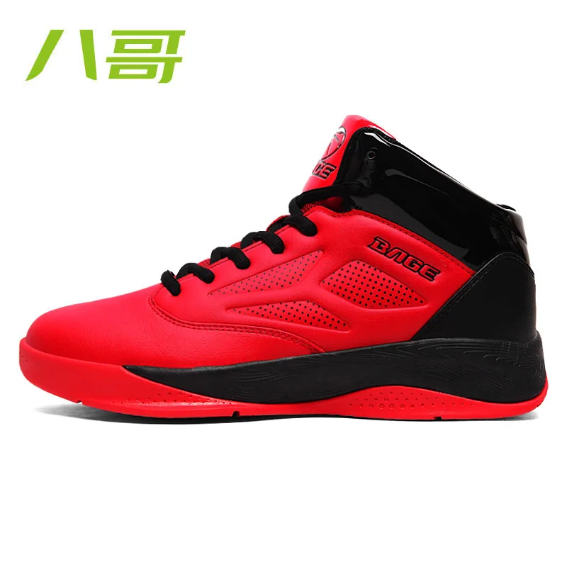 Мужская баскетбольная обувь с высоким верхом дышащие амортизирующие ботинки