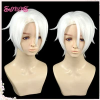 sunxxcos anime the case study of vanitas cosplay no archiviste cosplay wigs vanitas no karte heat resistant synthetic wig cap