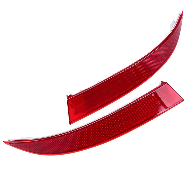 

POSSBAY Car Rear Bumper Reflector Light Red Lens Reflector Lamp Without Bulbs Decoration Parts for BMW X5 35dX M57N2 2011-2013