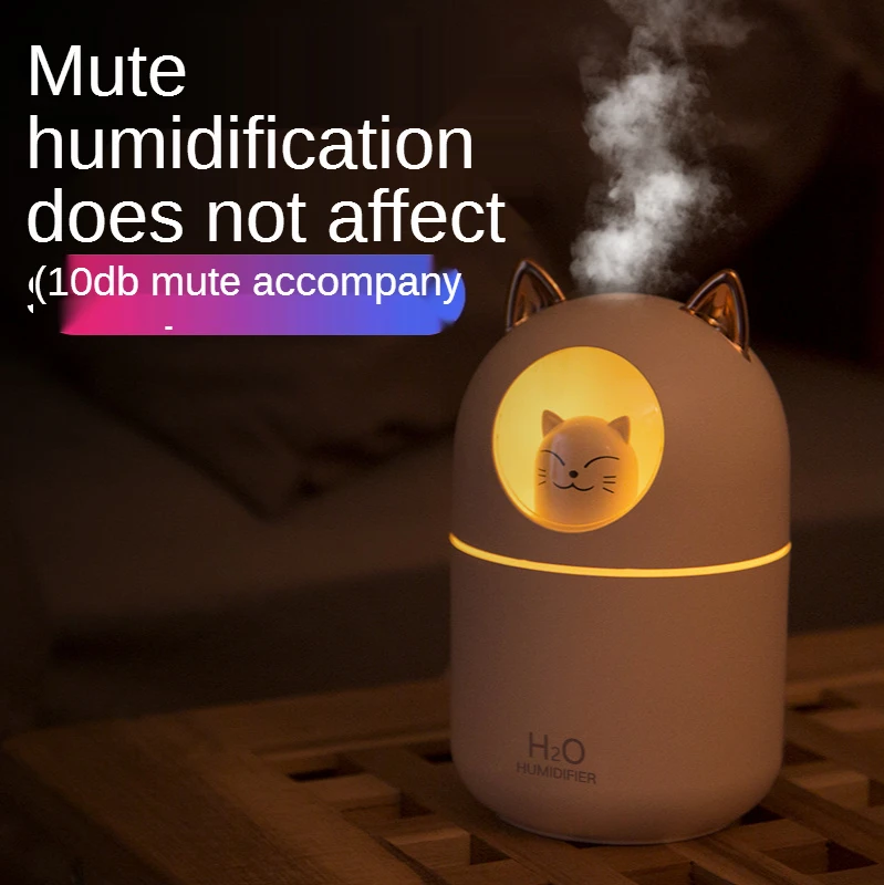 

New Humidifier USB Home Car Hydrating Cross-Border Colorful Aromatherapy Diffuser Factory Direct Supply