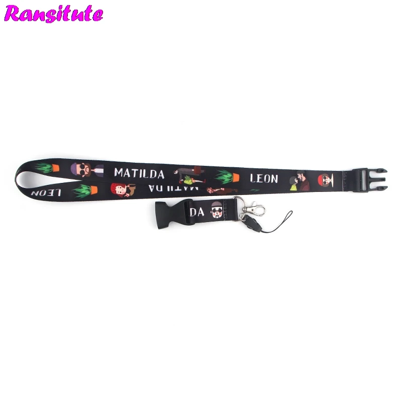 

Ransitute Fashion Lanyard / Mobile Phone Key ID Badge Holder / Neck Strap And Key Ring Ribbon Rope DIY Fashion Jewelry R608