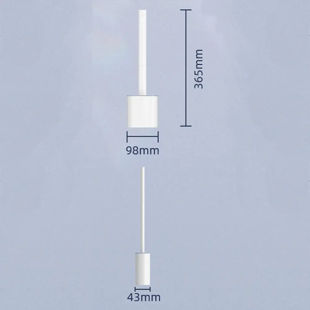 

Silicone Toilet Brush And Holder Set No-Slip Removable Handle And Bendable Brush Head Wall Mounted Cleaning Kit Brush For Toilet