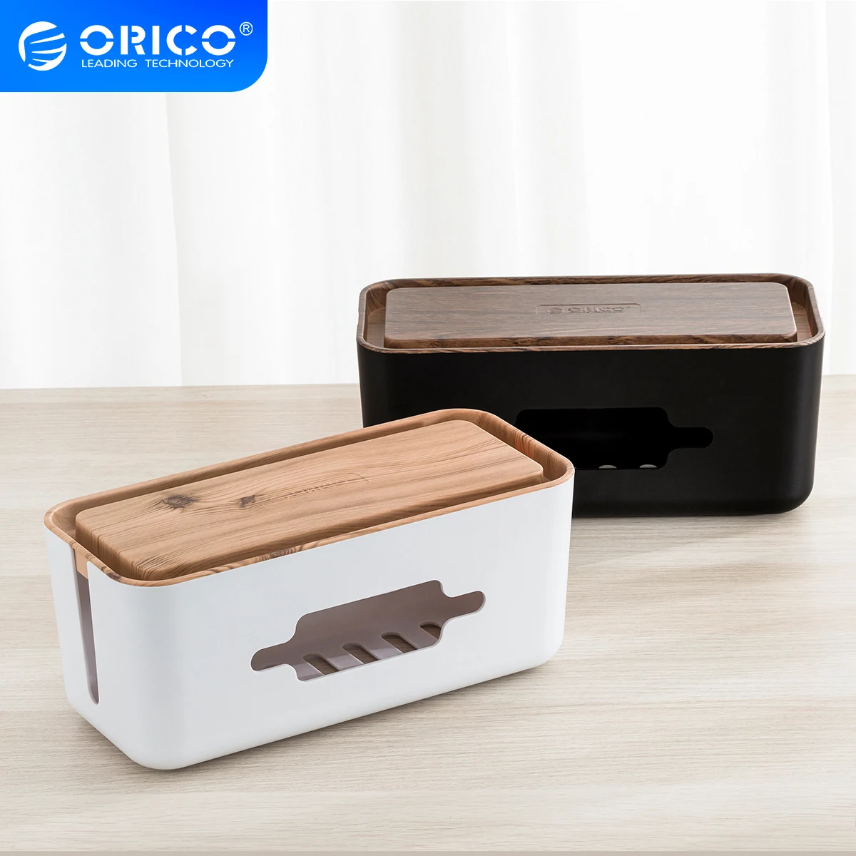 ORICO Power Strip Storage Box Electric Plug Organizer For Sockets Desktop Organization Sockets Protector