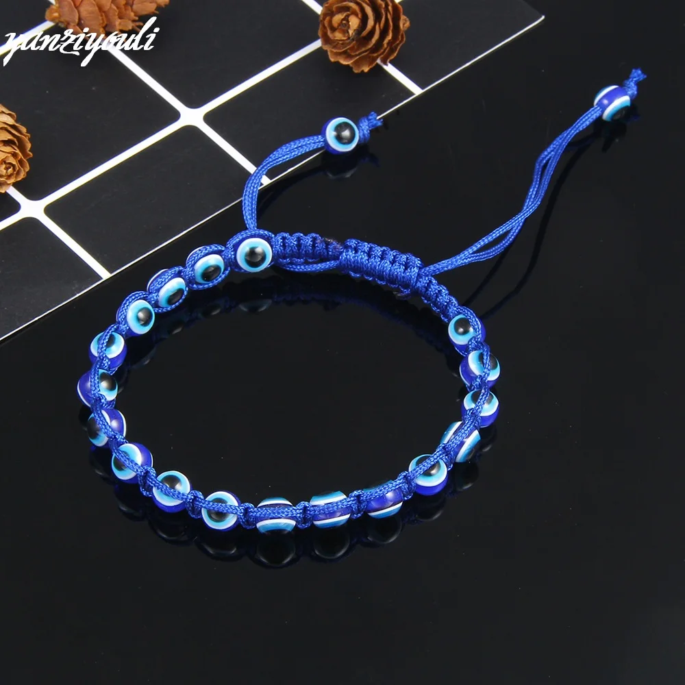 Новая модная Турецкая Фатима дьявол злой глаз браслет хороший приносящий удачу