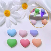 peach heart shaped fluorescent diy nail accessories nail art love jewelry peach heart nail ornaments manicure tool