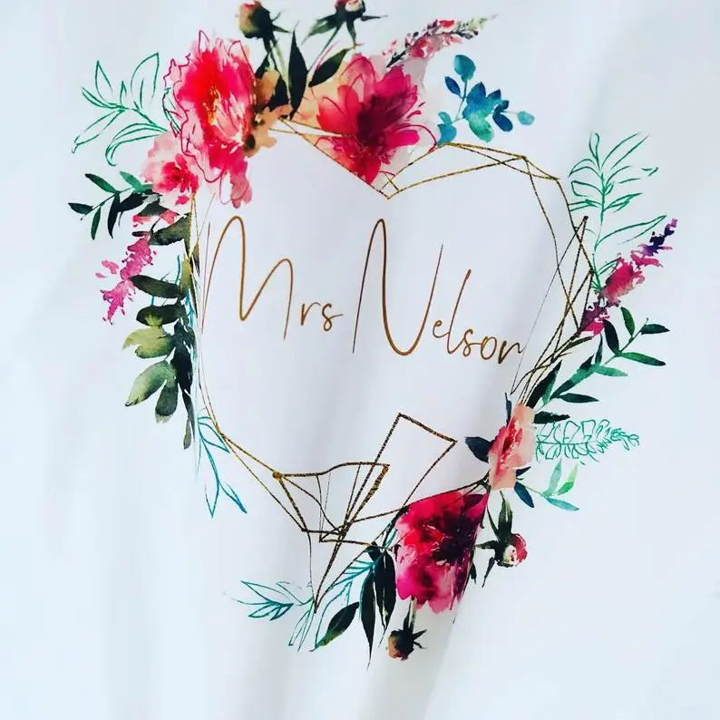 Свадебные вечерние кружевные цветочный венок халат персонализированные