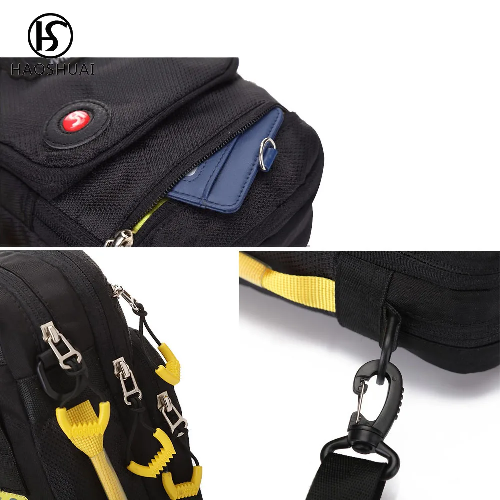 Мужская нейлоновая сумка через плечо маленькая дорожная повседневные модные