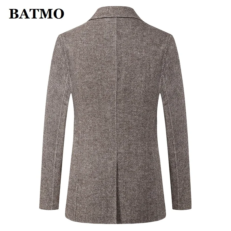 BATMO 2019 Новое поступление осенние высококачественные шерстяные куртки для мужчин