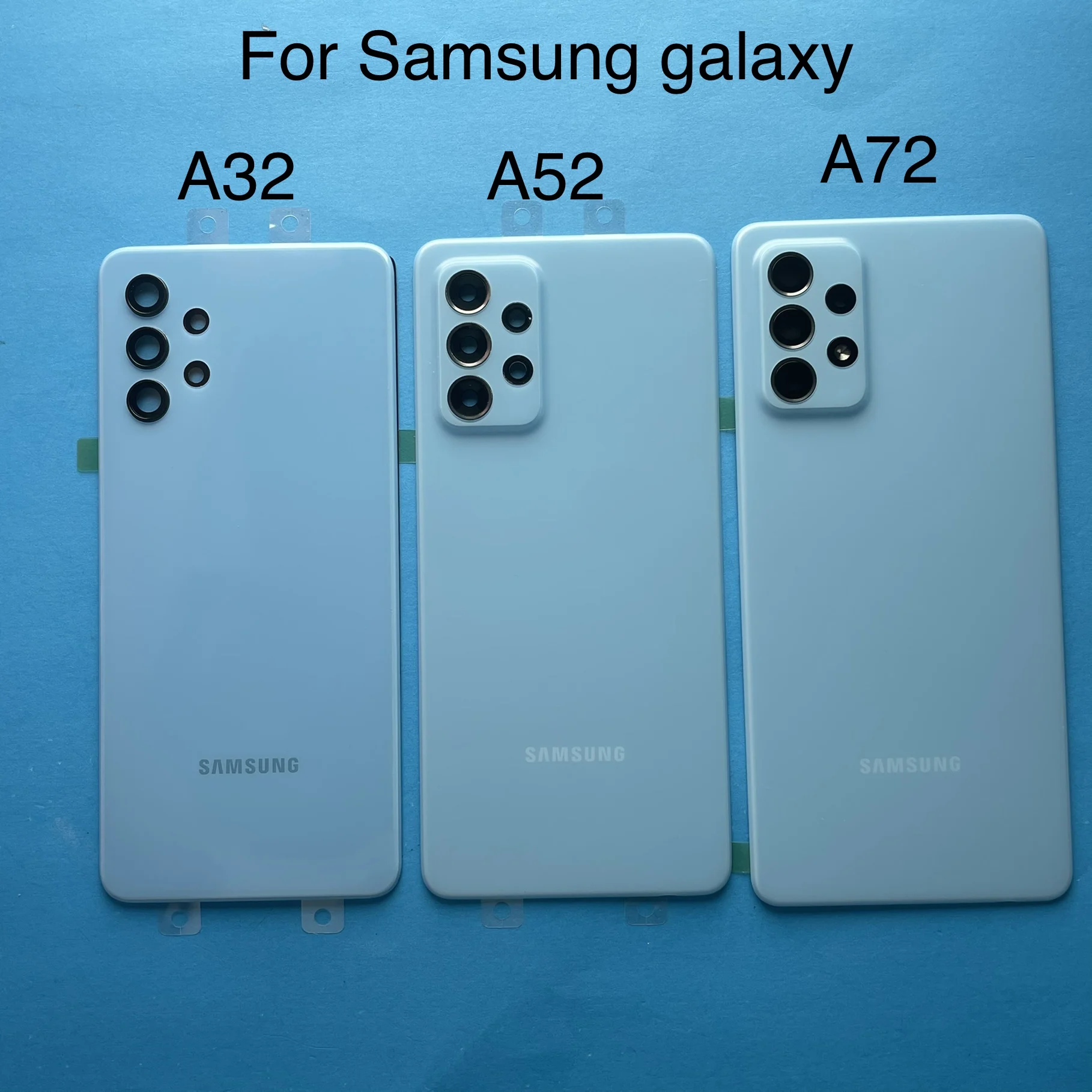 

Original Back Battery Cover Rear Door Housing Panel SAMSUNG Galaxy A32 A325 A52 A525 A72 A725 with camera Replacement Part
