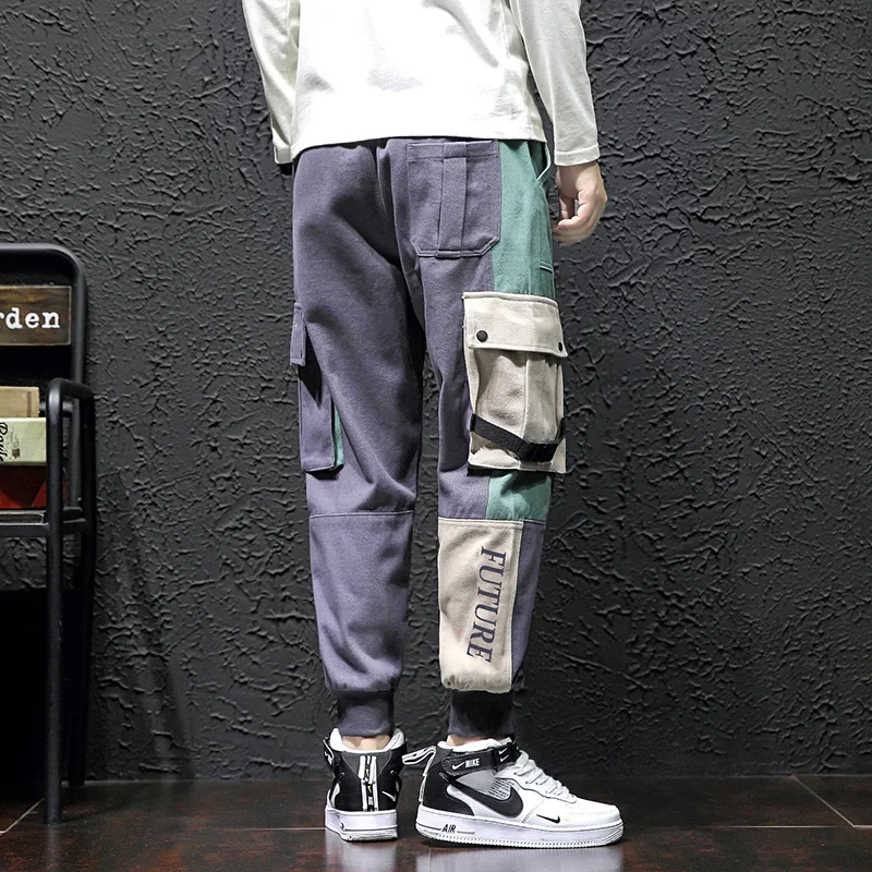 Брюки-карго мужские с принтом модные повседневные штаны уличная одежда в стиле