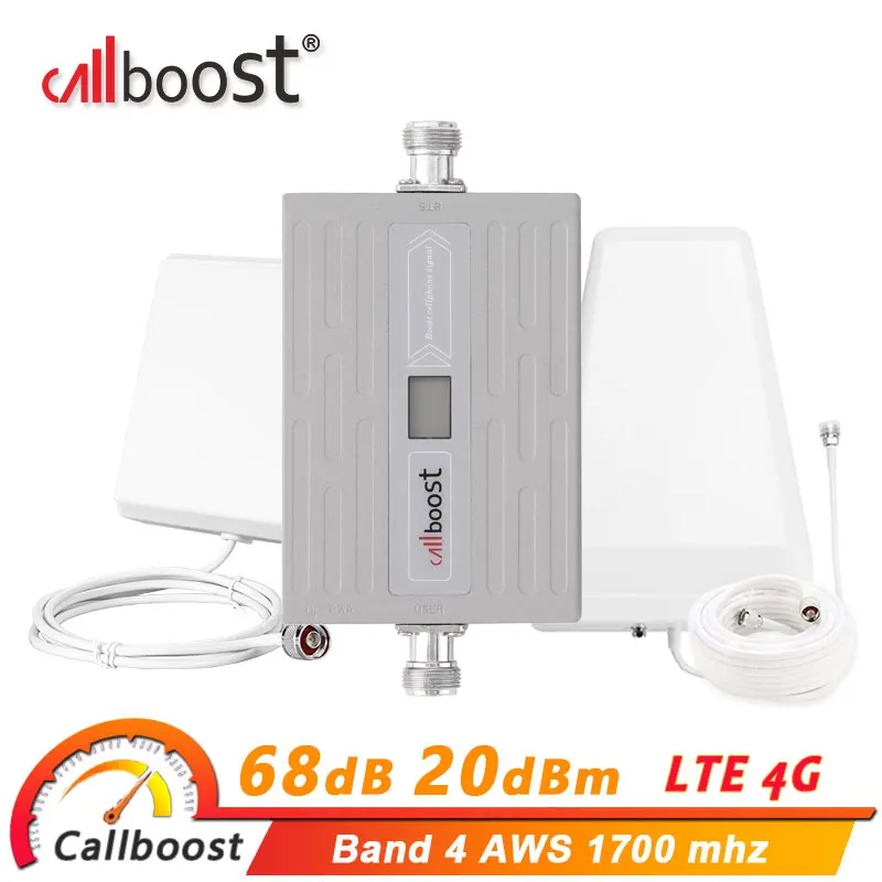 Усилитель сигнала Callboost 4g усилитель 1700 МГц ретранслятор AWS целлюлоза Мобильная