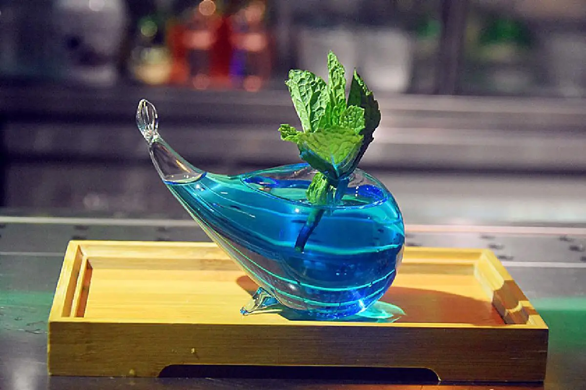 Сетчатый Красный Коктейльный бар в японском стиле стеклянная молекула Кита