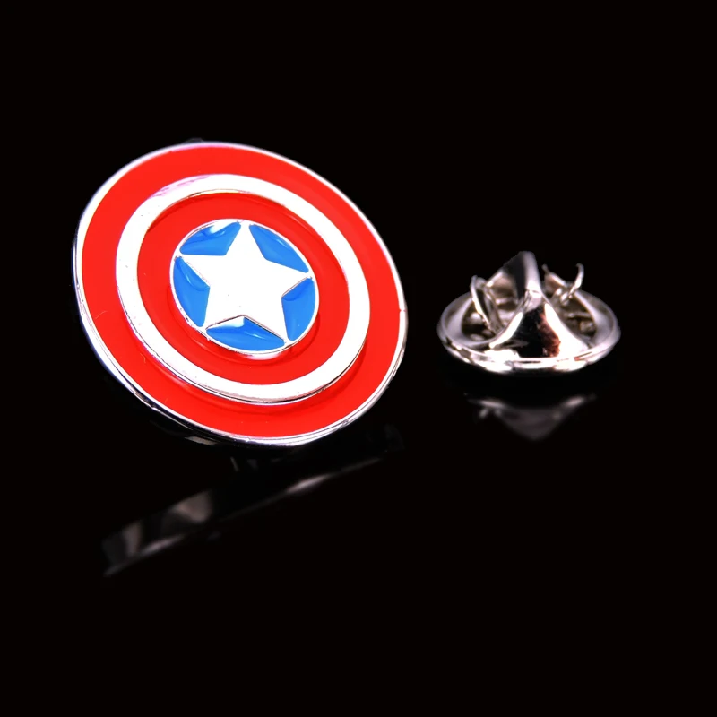 Брошь Капитан Америка Avenger alliance новинка модная брошь из бутика свадебная для
