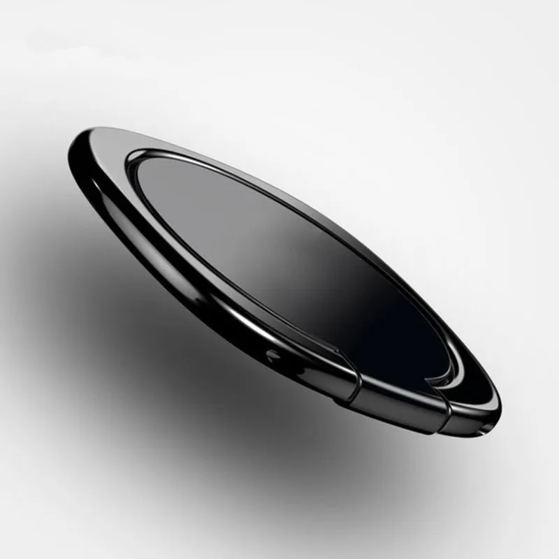Black-D Кольцо на палец, подставка для мобильного телефона, 360 магнит, автомобильный держатель для IPhone, разъем для смартфона, держатель для IPAD, автомобильный держатель, подставка для samsung, Xiaomi - Цвет: Black-D
