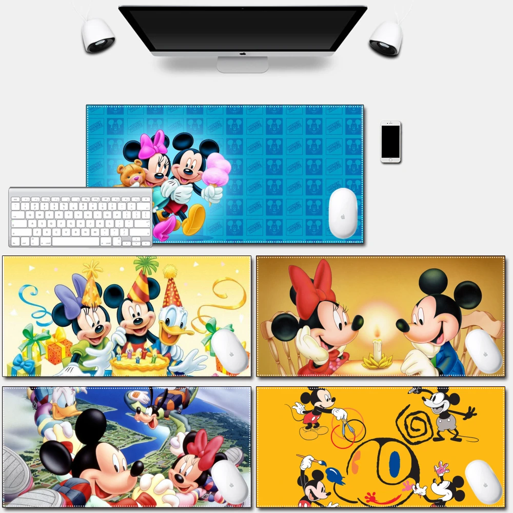 

Super Large PC Mousepad Gamer Gaming Mouse Pads Minnie Mouse Cute Cartoon