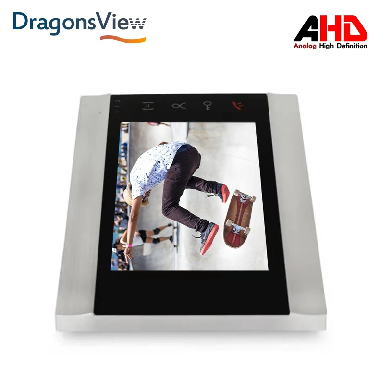 Dragonsview 7 дюймов внутренний монитор проводной видео домофон с записью движения