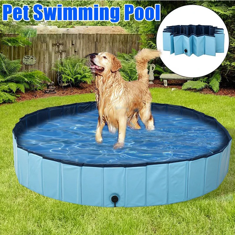 

Pet Foldable Swimming Pool Pet Collapsible Bathing Pool Dog Bath Pool Pet Bath Swimming Bathtub for Dogs Cats Kids Pet Supplies