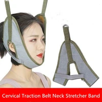 neck stretcher band vertebrae recovery cervical traction belt health care neck stretch fixing straps for adult children