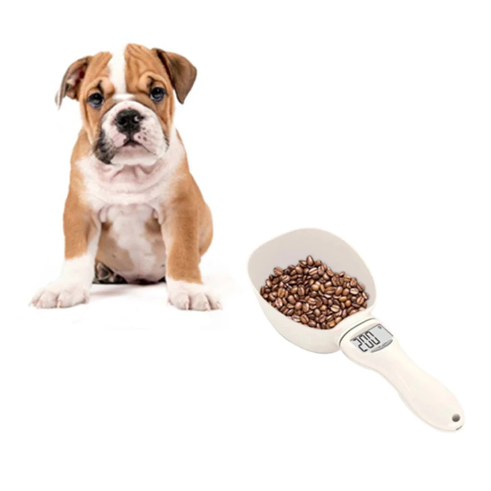 

250ml Pet Food Digital Scale Feeding Bowl Kitchen Measuring Scoop Cup Portable With Led Display Electronic Measuring Spoon
