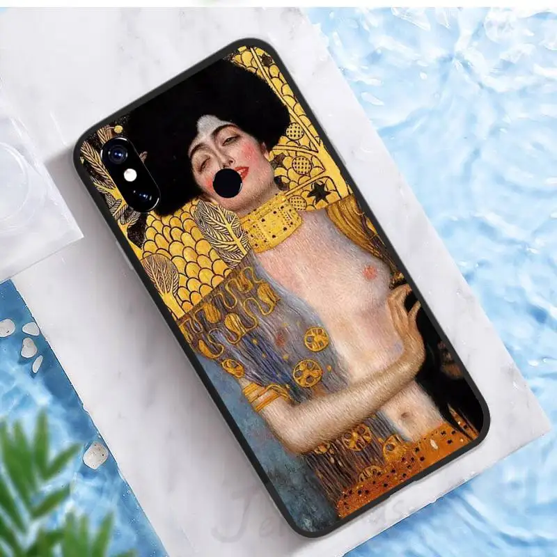 

Gustav Klimt art Baseus Clear Phone Case For Xiaomi Redmi note 7 8 9 pro 8T 9A 9S Mi Note 10 Lite pro