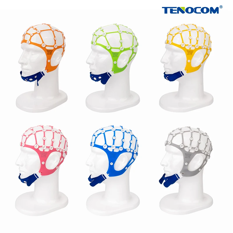 10-канальная крышка головки EEG-шаблон-Эластичные крышки CAP s-для электроды |