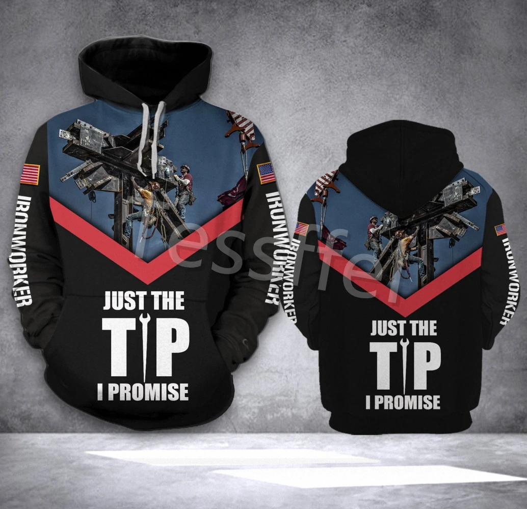 

Tessffel Dedicated Ironworker Hoodies 3D Printed Men's Hooded Creative Sweatshirt Fashion Autumn/Winter Unisex Pullover Style-1