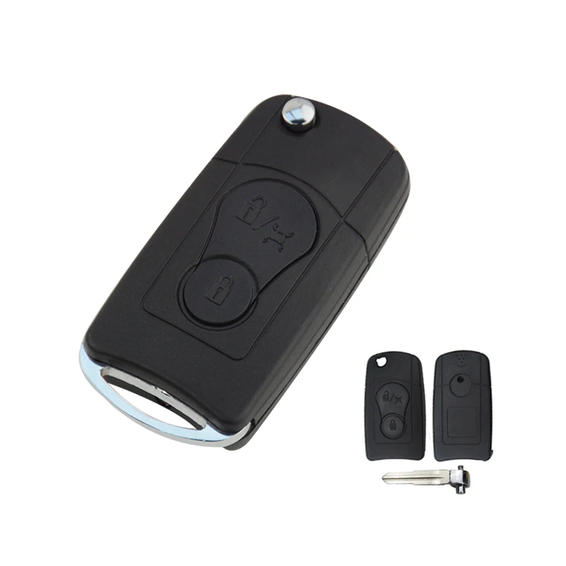 OkeyTech 2/3 Buttons Modified Car Key Shell Case Cover Fob For Ssangyong New Actyon SUV Kyron Rexton Auto Blanks | Автомобили и